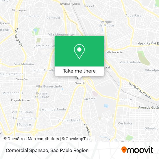 Comercial Spansao map