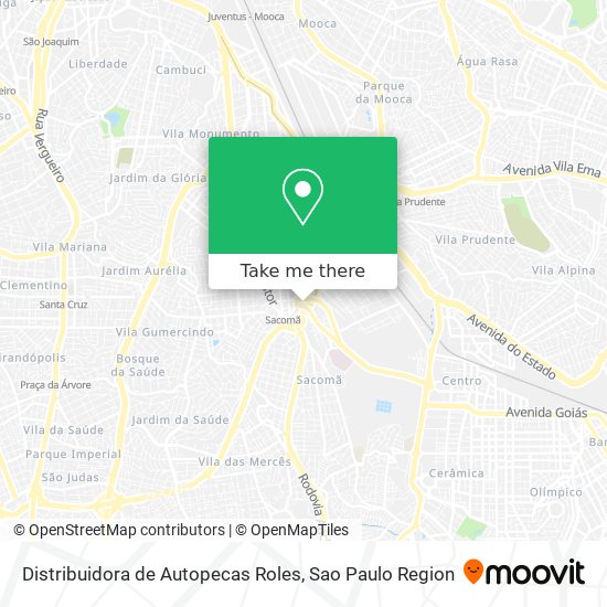 Distribuidora de Autopecas Roles map