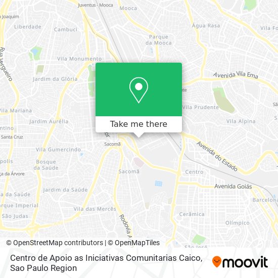 Centro de Apoio as Iniciativas Comunitarias Caico map