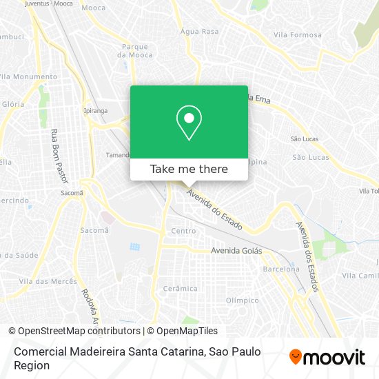 Comercial Madeireira Santa Catarina map