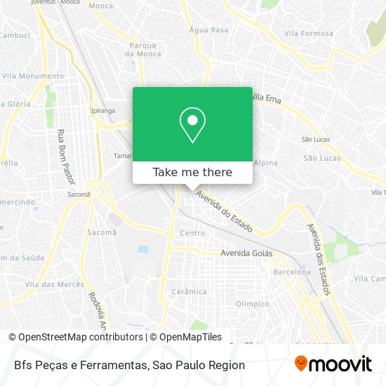 Bfs Peças e Ferramentas map