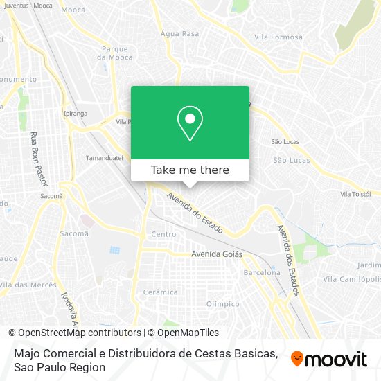 Majo Comercial e Distribuidora de Cestas Basicas map