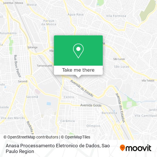 Anasa Processamento Eletronico de Dados map