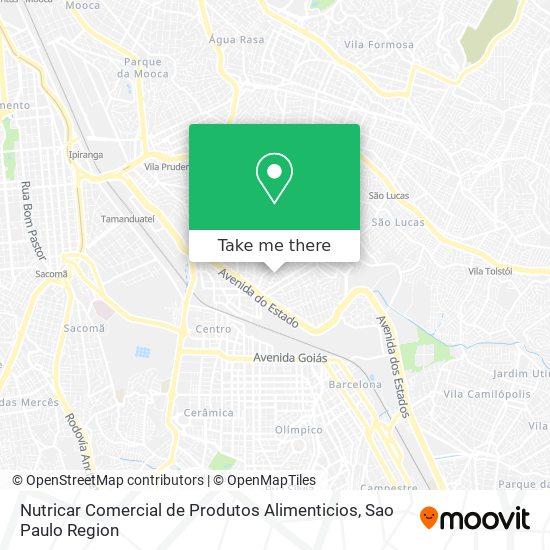 Mapa Nutricar Comercial de Produtos Alimenticios