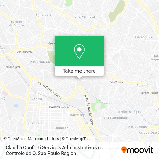 Claudia Conforti Servicos Administrativos no Controle de Q map