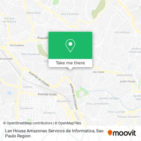 Lan House Amazonas Servicos de Informatica map