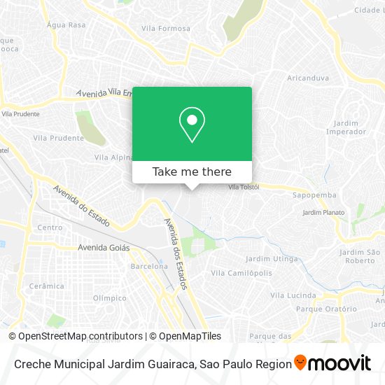 Creche Municipal Jardim Guairaca map
