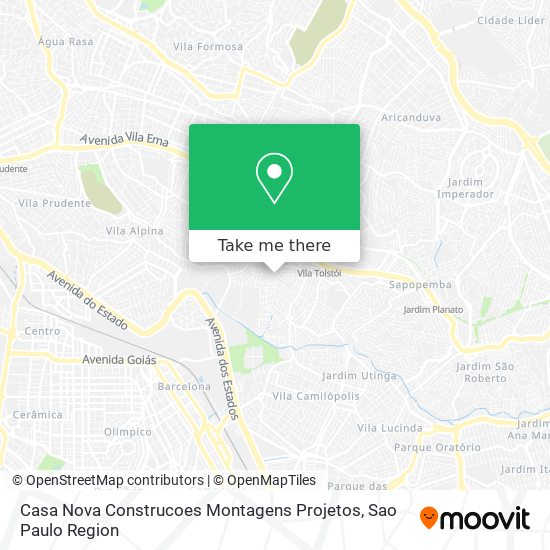 Casa Nova Construcoes Montagens Projetos map