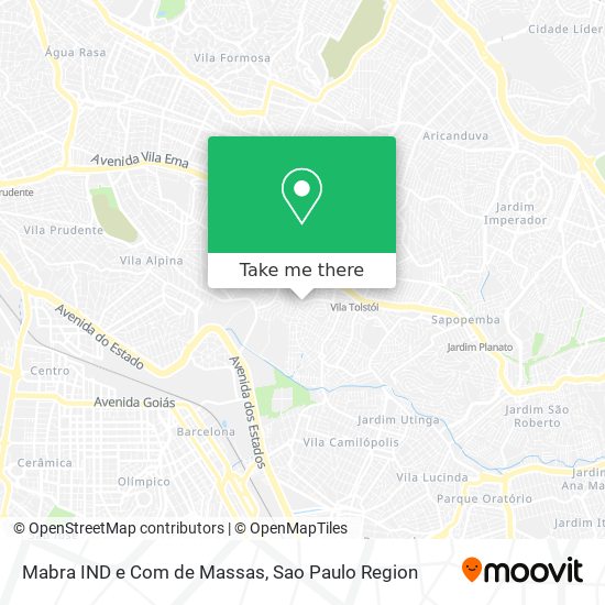 Mabra IND e Com de Massas map