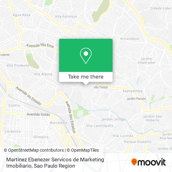 Mapa Martinez Ebenezer Servicos de Marketing Imobiliario