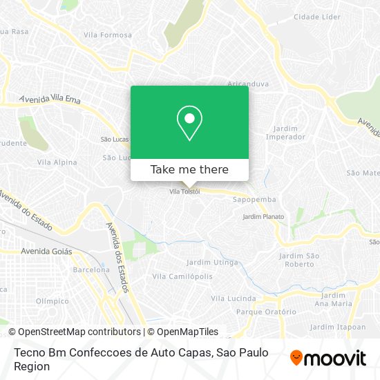 Mapa Tecno Bm Confeccoes de Auto Capas