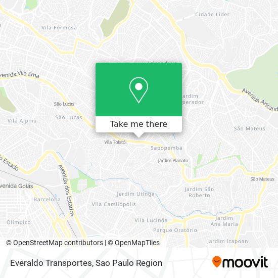 Mapa Everaldo Transportes