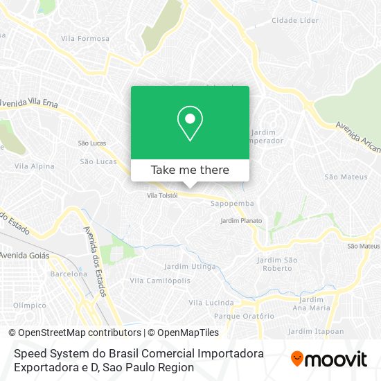 Speed System do Brasil Comercial Importadora Exportadora e D map