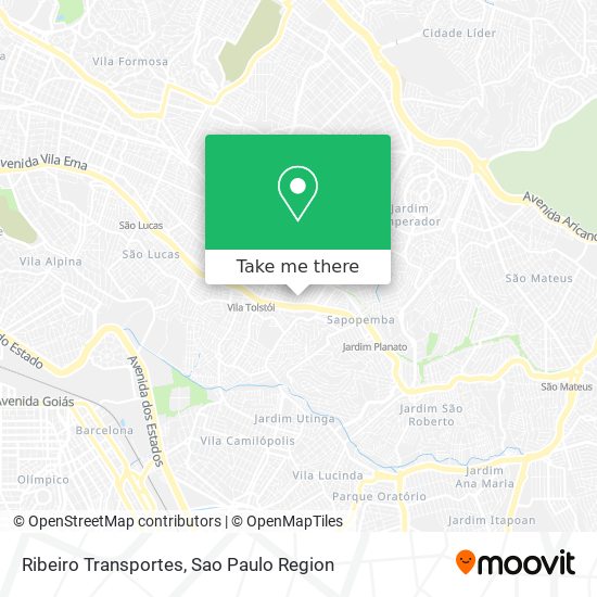 Ribeiro Transportes map