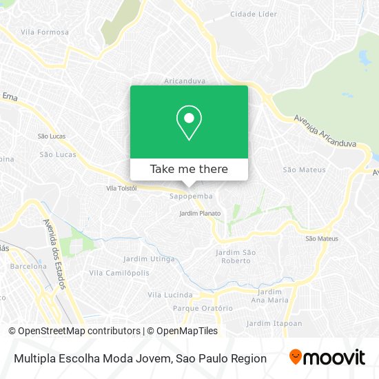 Multipla Escolha Moda Jovem map