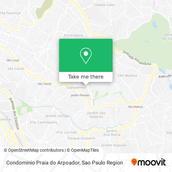 Condominio Praia do Arpoador map