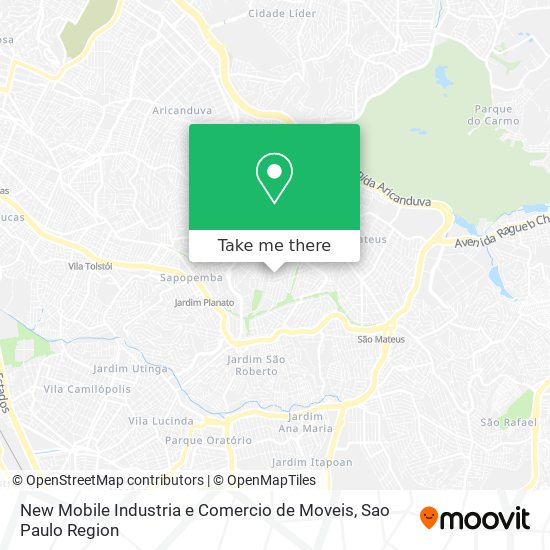 New Mobile Industria e Comercio de Moveis map