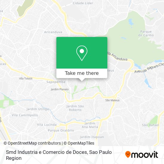 Mapa Smd Industria e Comercio de Doces