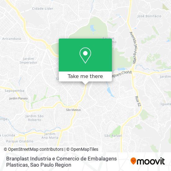 Branplast Industria e Comercio de Embalagens Plasticas map