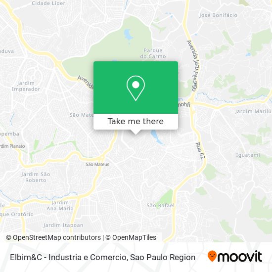 Mapa Elbim&C - Industria e Comercio