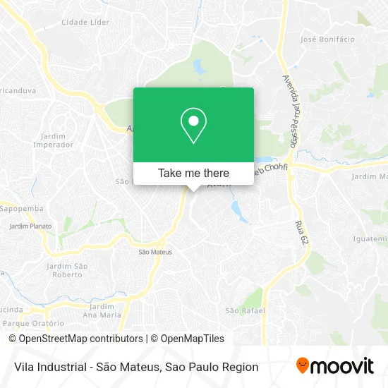 Vila Industrial - São Mateus map