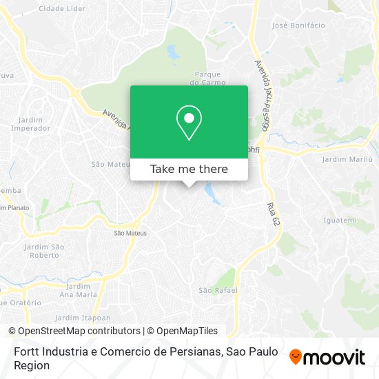 Mapa Fortt Industria e Comercio de Persianas