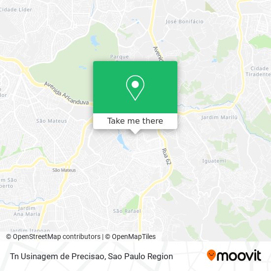 Mapa Tn Usinagem de Precisao