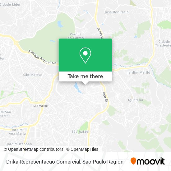 Drika Representacao Comercial map