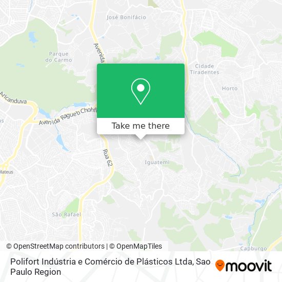 Polifort Indústria e Comércio de Plásticos Ltda map