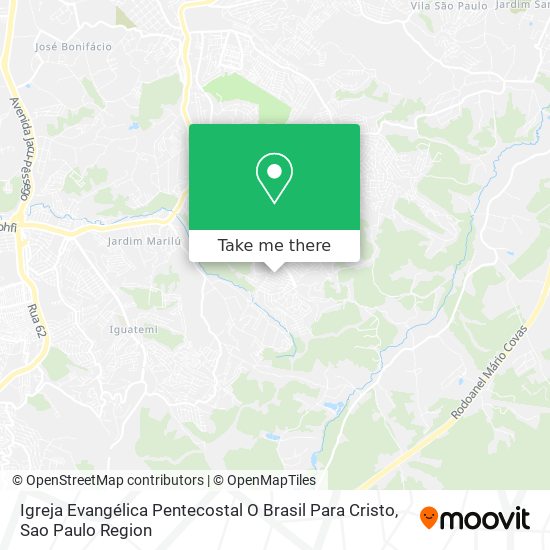 Igreja Evangélica Pentecostal O Brasil Para Cristo map