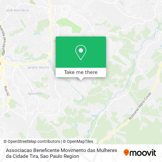 Associacao Beneficente Movimento das Mulheres da Cidade Tira map
