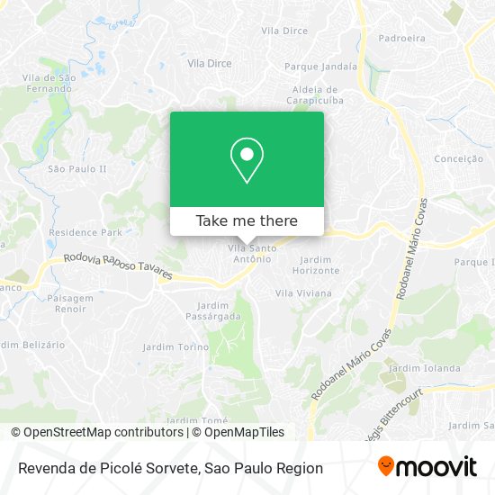 Revenda de Picolé Sorvete map