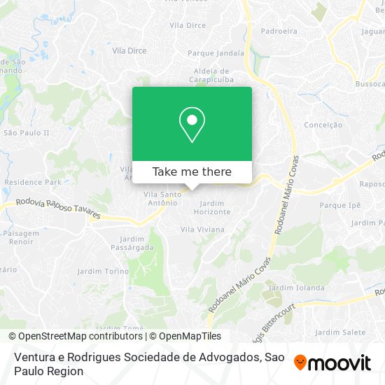 Ventura e Rodrigues Sociedade de Advogados map