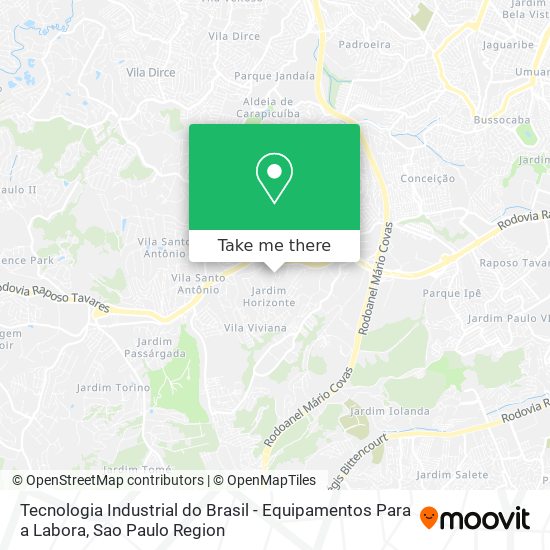 Tecnologia Industrial do Brasil - Equipamentos Para a Labora map