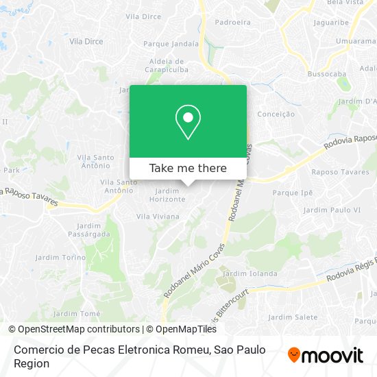 Comercio de Pecas Eletronica Romeu map