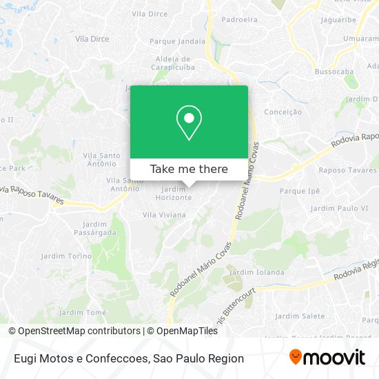 Eugi Motos e Confeccoes map