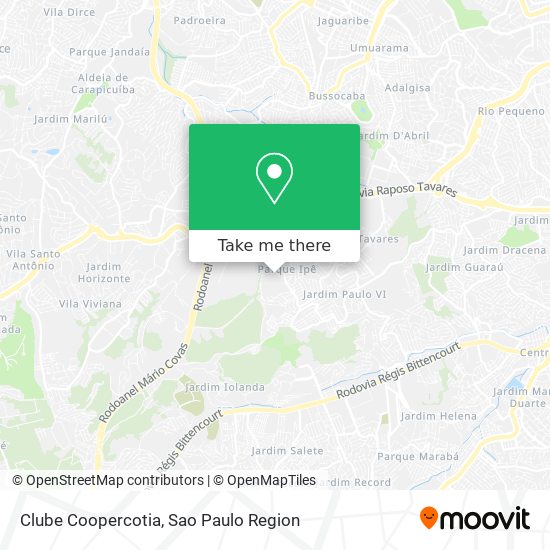 Clube Coopercotia map