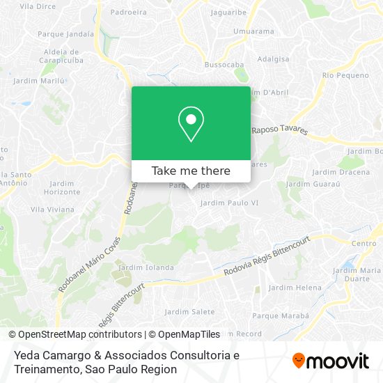 Yeda Camargo & Associados Consultoria e Treinamento map