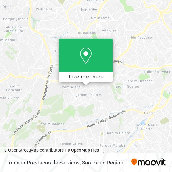 Lobinho Prestacao de Servicos map