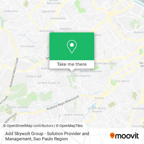 Add Skywolt Group - Solution Provider and Management map