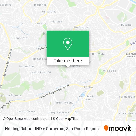 Holding Rubber IND e Comercio map