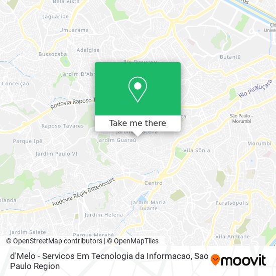 d'Melo - Servicos Em Tecnologia da Informacao map