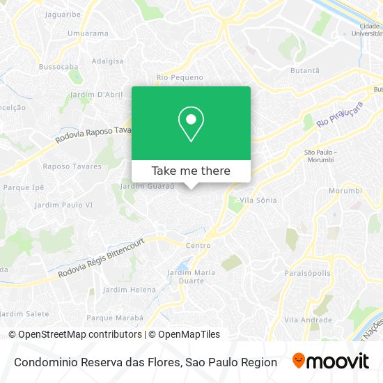 Condominio Reserva das Flores map