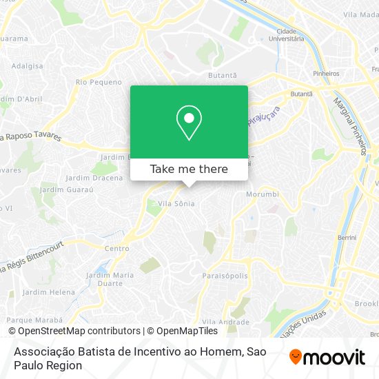 Associação Batista de Incentivo ao Homem map