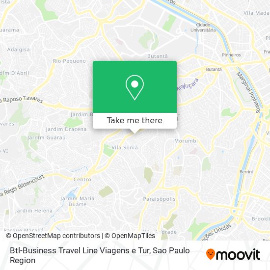 Btl-Business Travel Line Viagens e Tur map