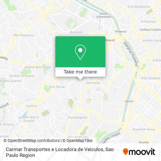 Mapa Carmar Transportes e Locadora de Veiculos