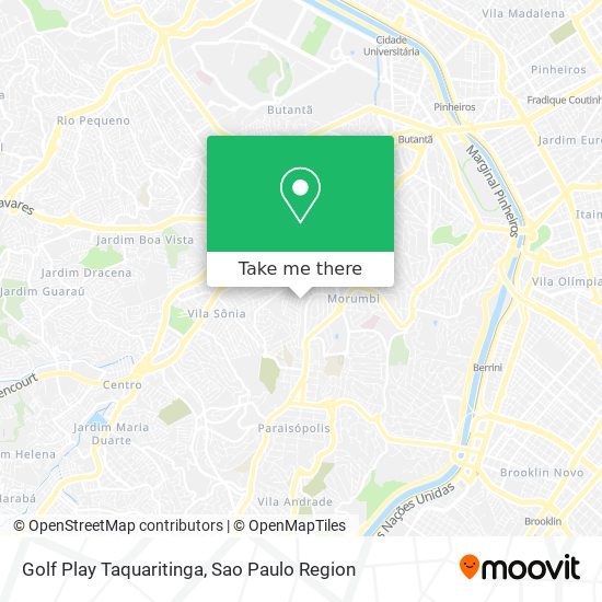 Mapa Golf Play Taquaritinga