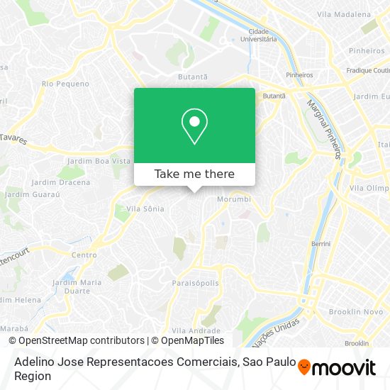 Adelino Jose Representacoes Comerciais map