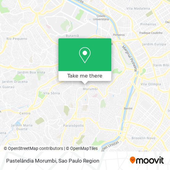 Mapa Pastelândia Morumbi