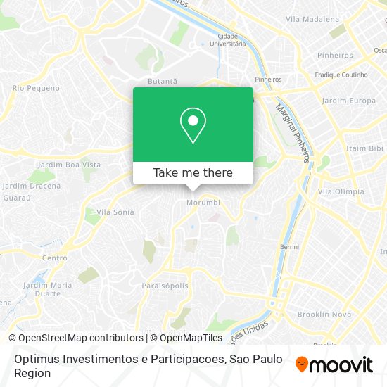 Optimus Investimentos e Participacoes map